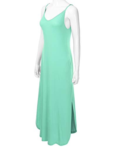 Women's Casual Loose Fit Maxi Dress with Pockets