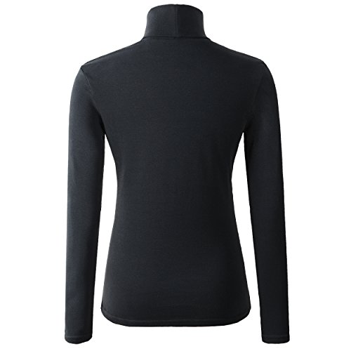 HieasyFit Women's Soft Cotton Turtleneck Sweater