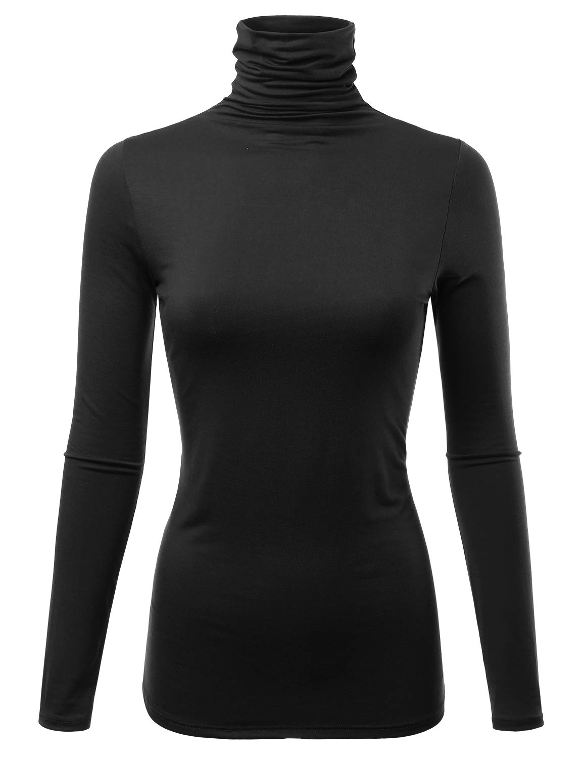USA-Made Women's Lightweight Turtleneck Sweater (S-3X)